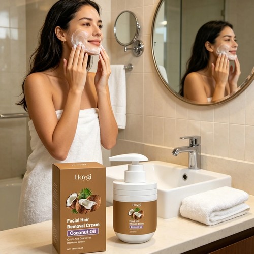 Coconut oil facial hair - oil,
