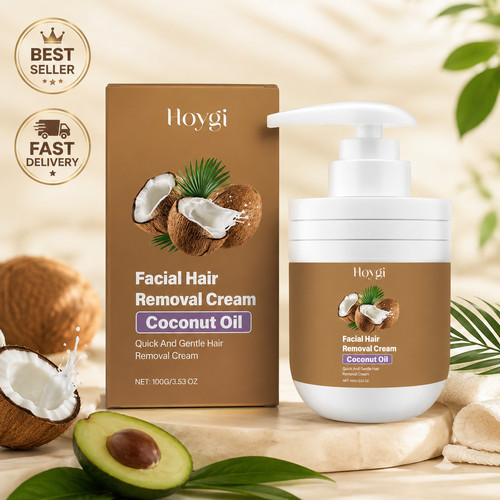 Coconut oil facial hair - oil,