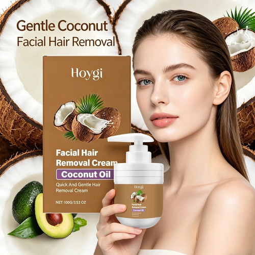 Coconut oil facial hair - oil,
