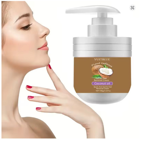 Coconut oil facial hair - coconut,