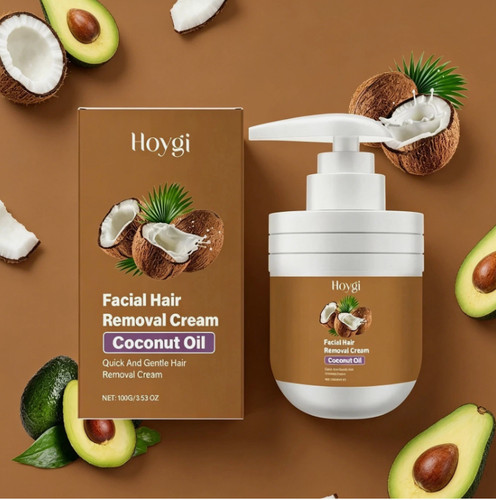 Coconut oil facial hair - oil,