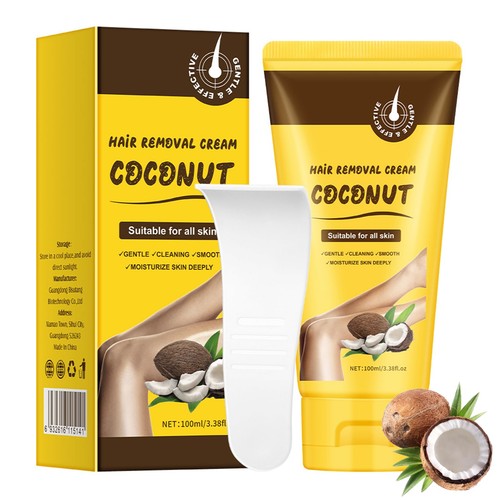 Coconut hair removal - hair, cream