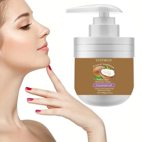 Coconut oil facial hair - facial,