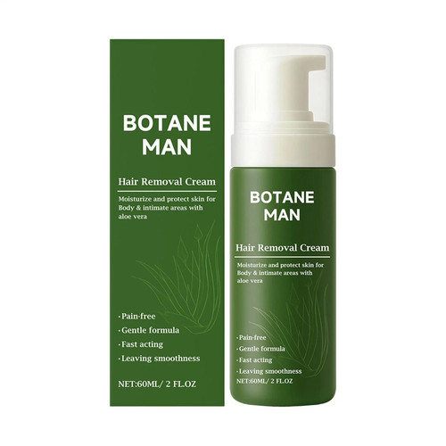 Botane man hair - botane, removal
